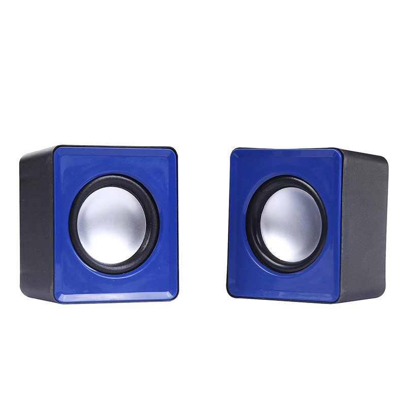  Universal USB 2.0 Music Speaker 3.5mm Pulg Mini Music Stereo Speakers For Multimedia Desktop Computer Notebook