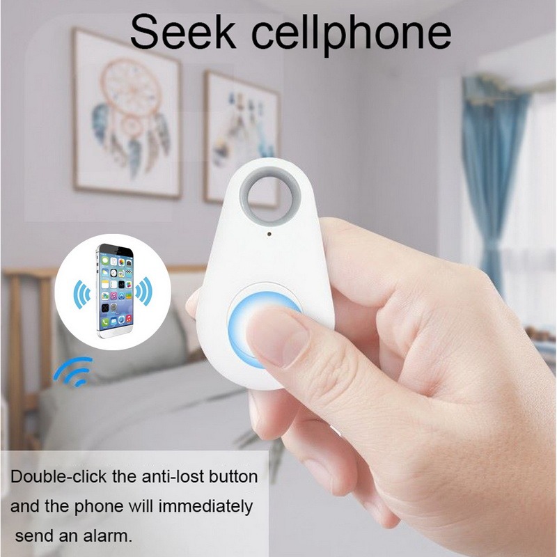 GPS Tracker for Dogs Pet Child Smart Tag Spy Gadgets Keychain for Keys Search Key Finder Mini Anti Lost Alarm Gps Locator 