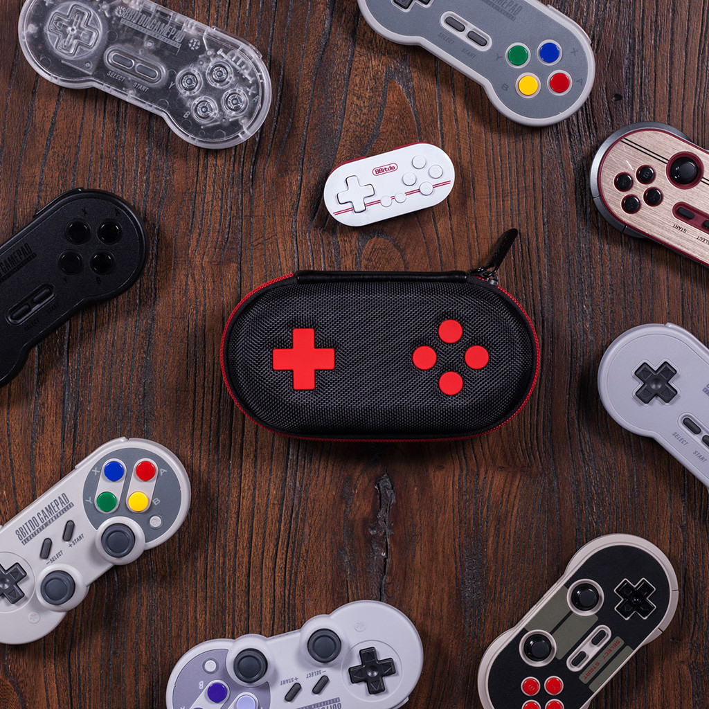 EVA Storage Bag Hard Protective Bag Travel Carry Pouch Case For SF30 Pro SN30 Pro F30 Pro for 8Bitdo Classic Controller