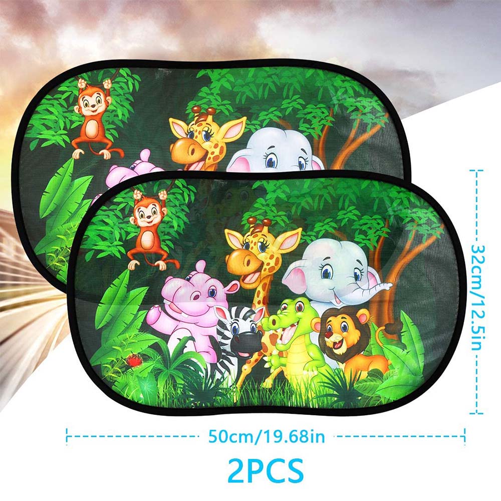 2pcs Window Sunlight Protective Shade Shade Car Sunlight Shade For Kid Baby Pet Windscreen Car