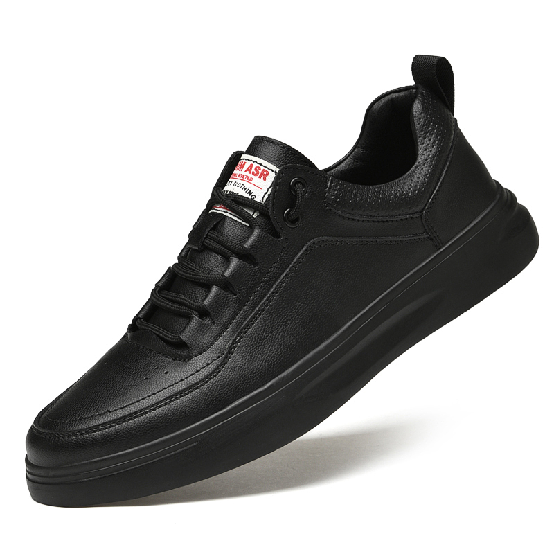 Men Shoes  Genuine Leather Breathable Autumn Lace Up Comfortable Casual Outdoor Sneakers Shoes  Sneakers