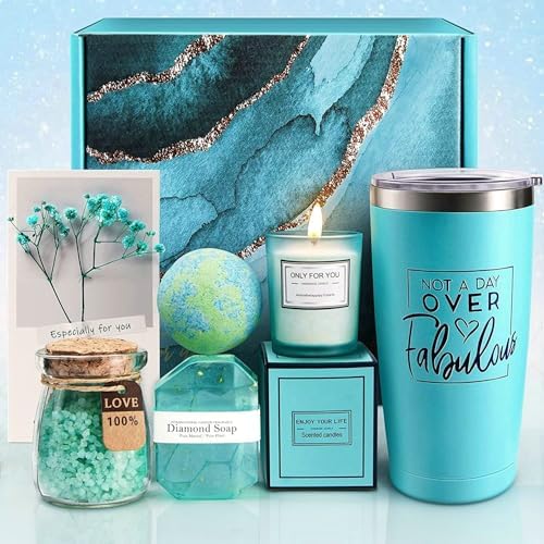 Birthday Gifts for Women, Relaxing Spa Gift Basket Set, Unique Gift Ideas for Women, Mother's Day Gifts for Mom Sister Best Friend Wife, Employee Teacher Nurse Appreciation Gifts